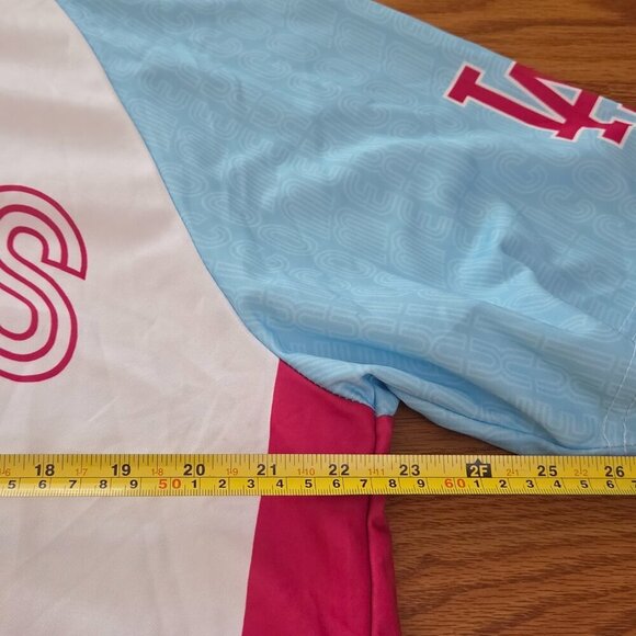 Los Angeles Dodgers Jersey Mens XL Mexican Heritage Night 2023 SGA MLB Baseball - Picture 7 of 13